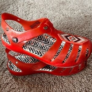 Crocs, Aztec design, size 12